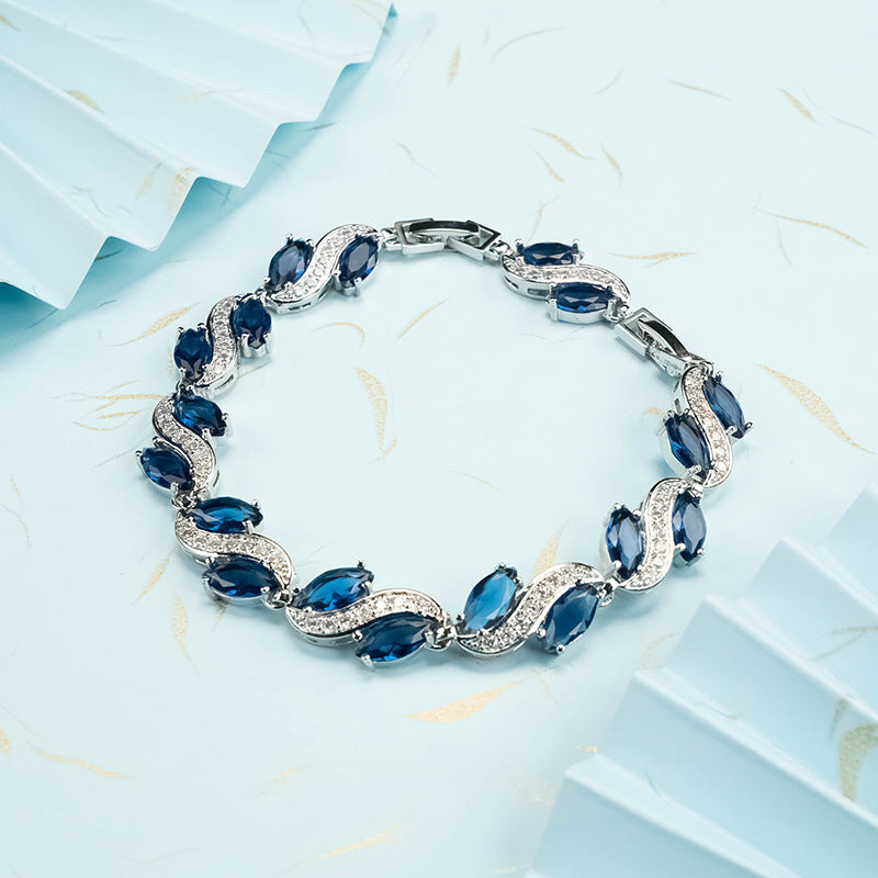 New Zircon Temperament Wild Jewelry Simple Bracelet