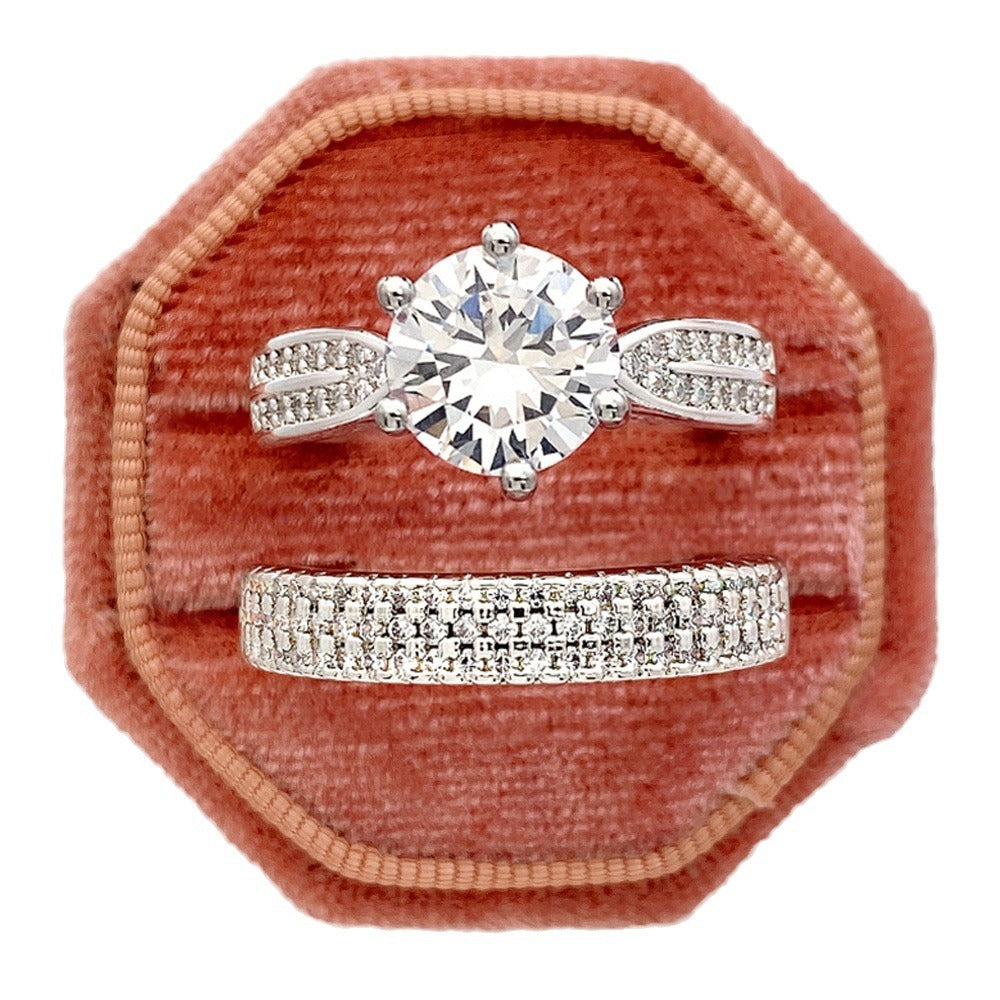 Luxury Wedding Combined Ring