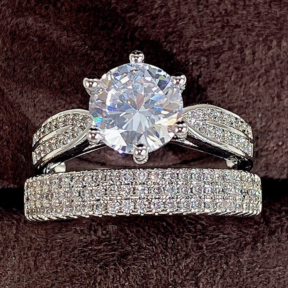 Luxury Wedding Combined Ring