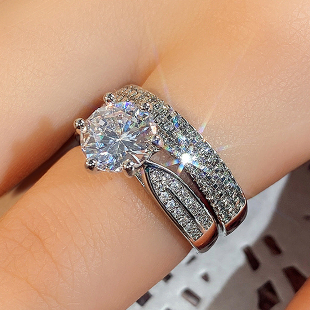 Luxury Wedding Combined Ring