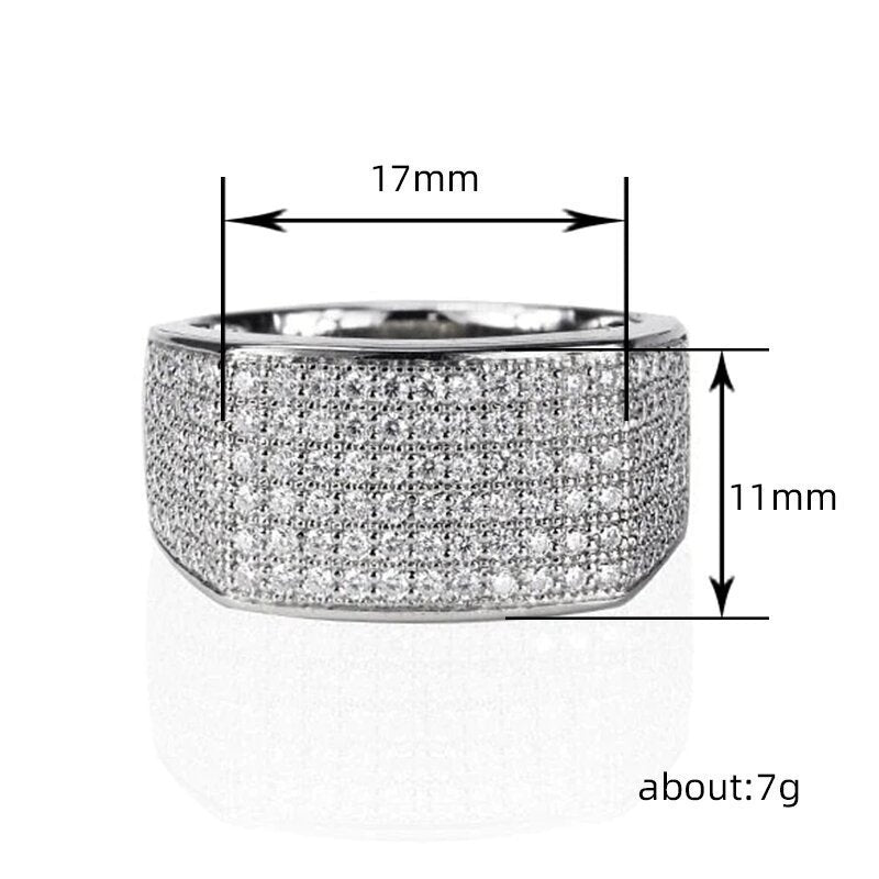 Micro-inlaid Starry Index Finger Ring