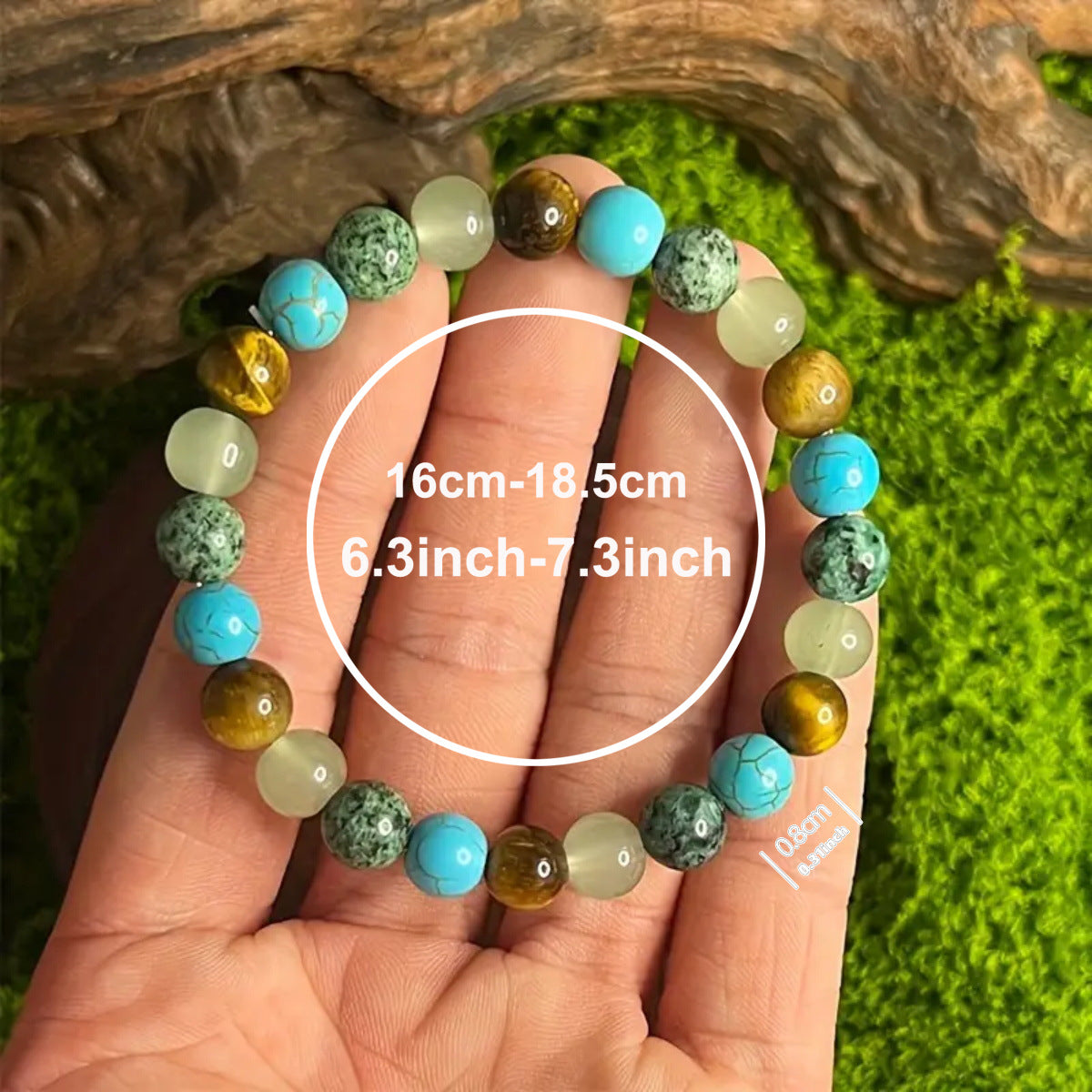 Female Creative Versatile Sea Blue Treasure Turquoise Bracelet