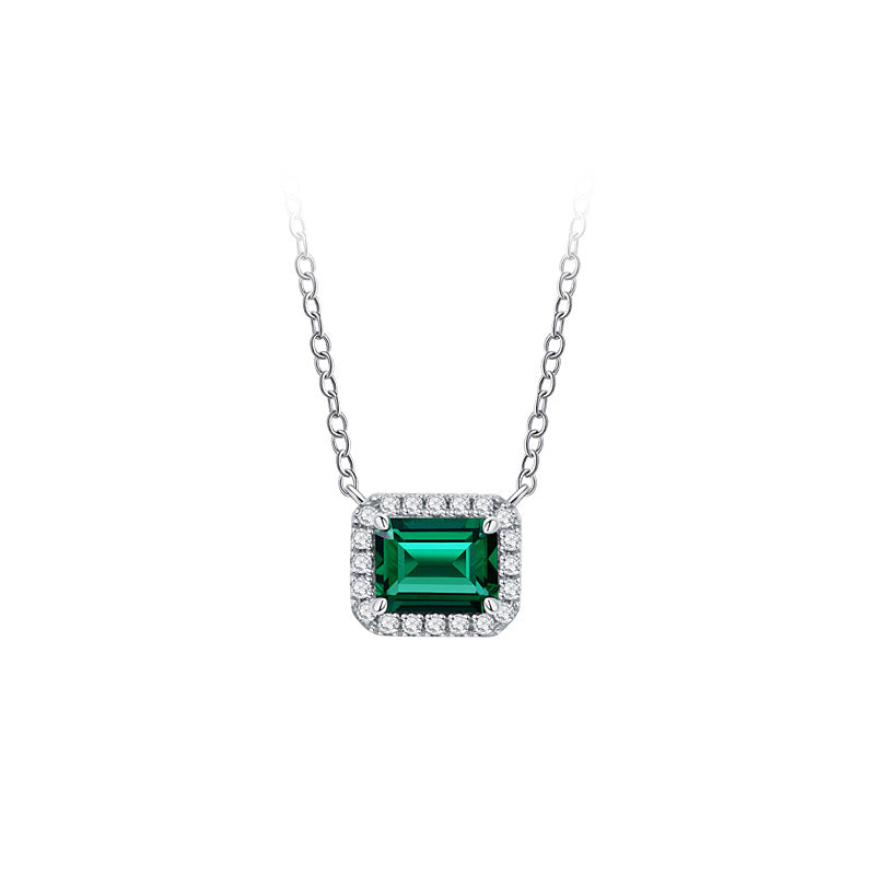 Affordable Luxury Fashion 925 Sterling Silver Platinum Plated Necklace For Women