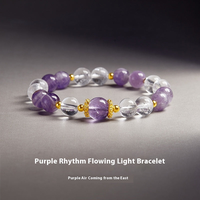 Amethyst Lucky Beads Bracelet For Women