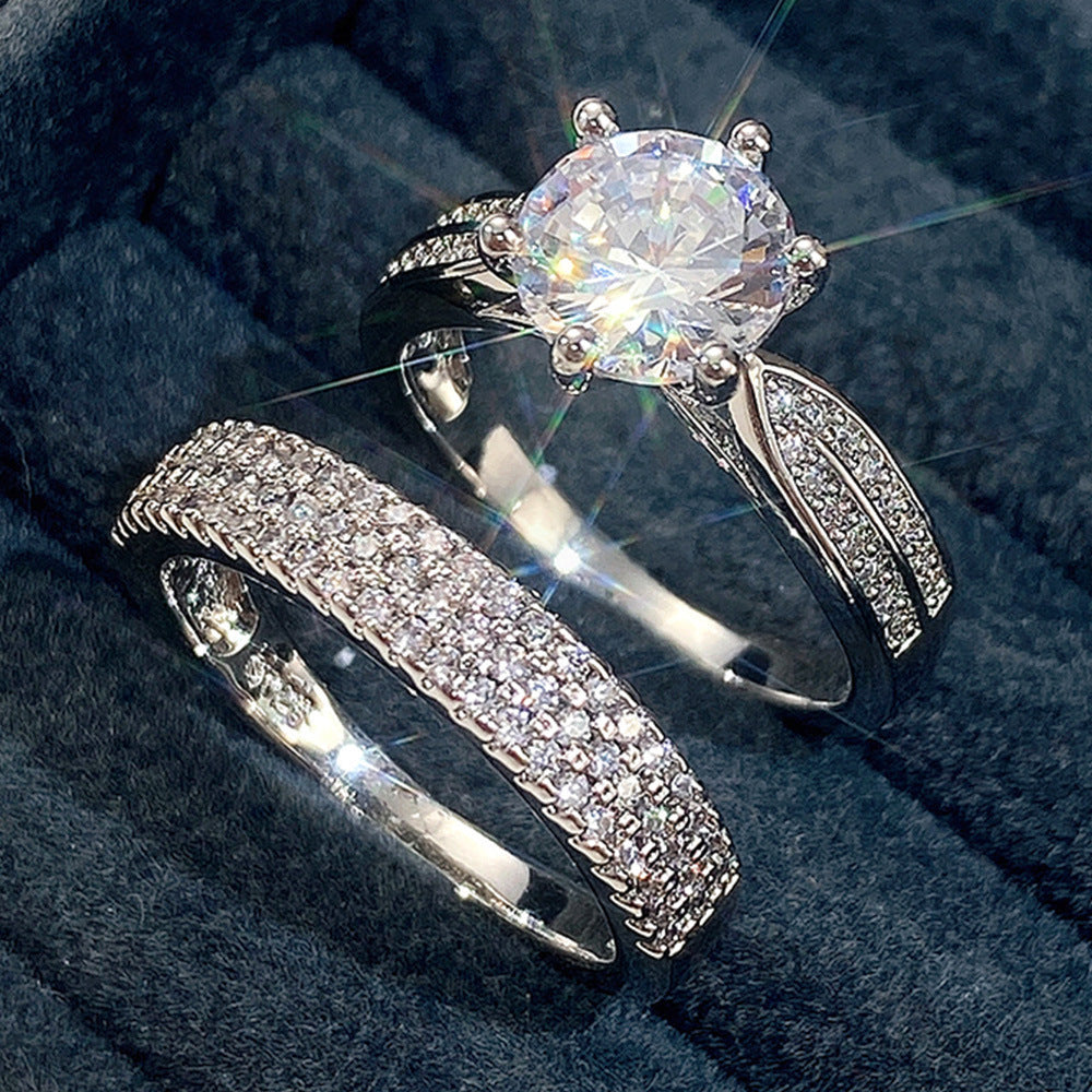 Luxury Wedding Combined Ring
