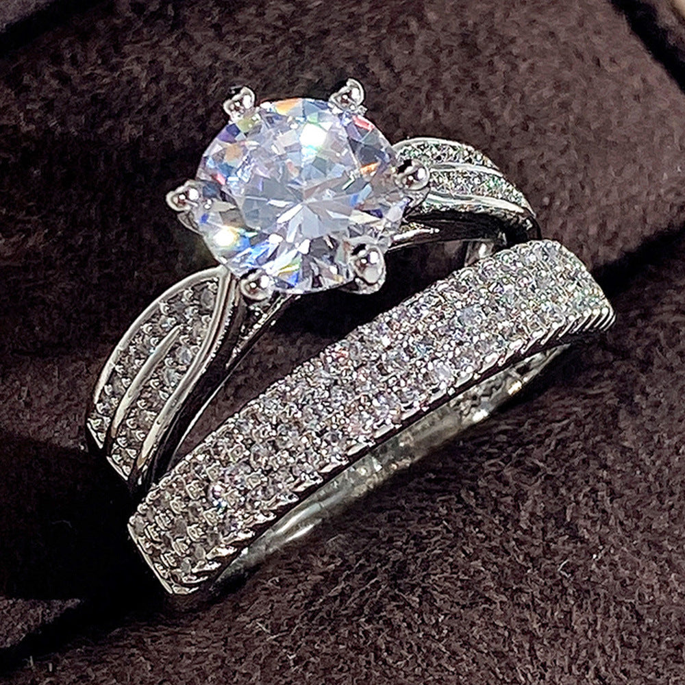Luxury Wedding Combined Ring