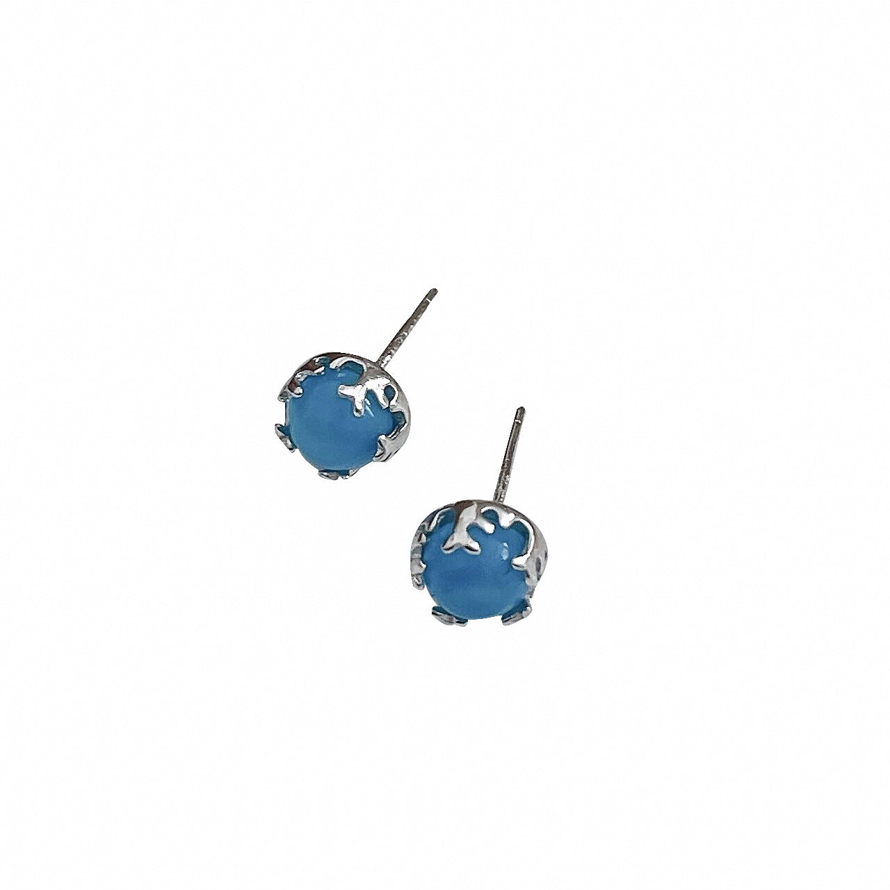 S925 Sterling Silver Colorful Zircon Earrings For Women