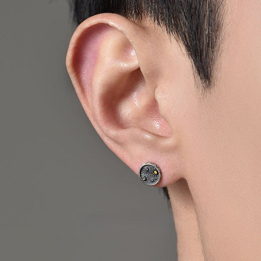 Women's Retro Dark-style Handsome Earrings